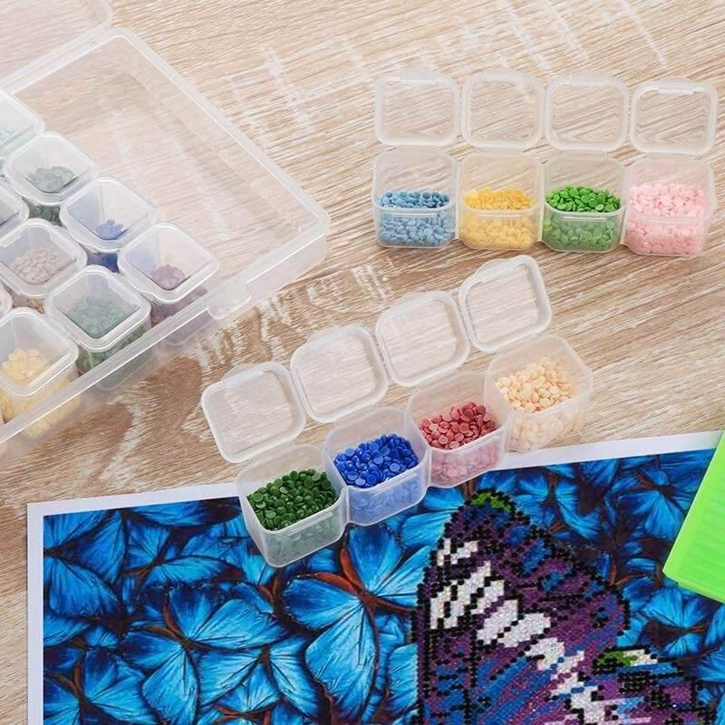 Free 28-slot Break-apart Diamond Storage Box - MyCraftsGfit - Free 5D Diamond Painting