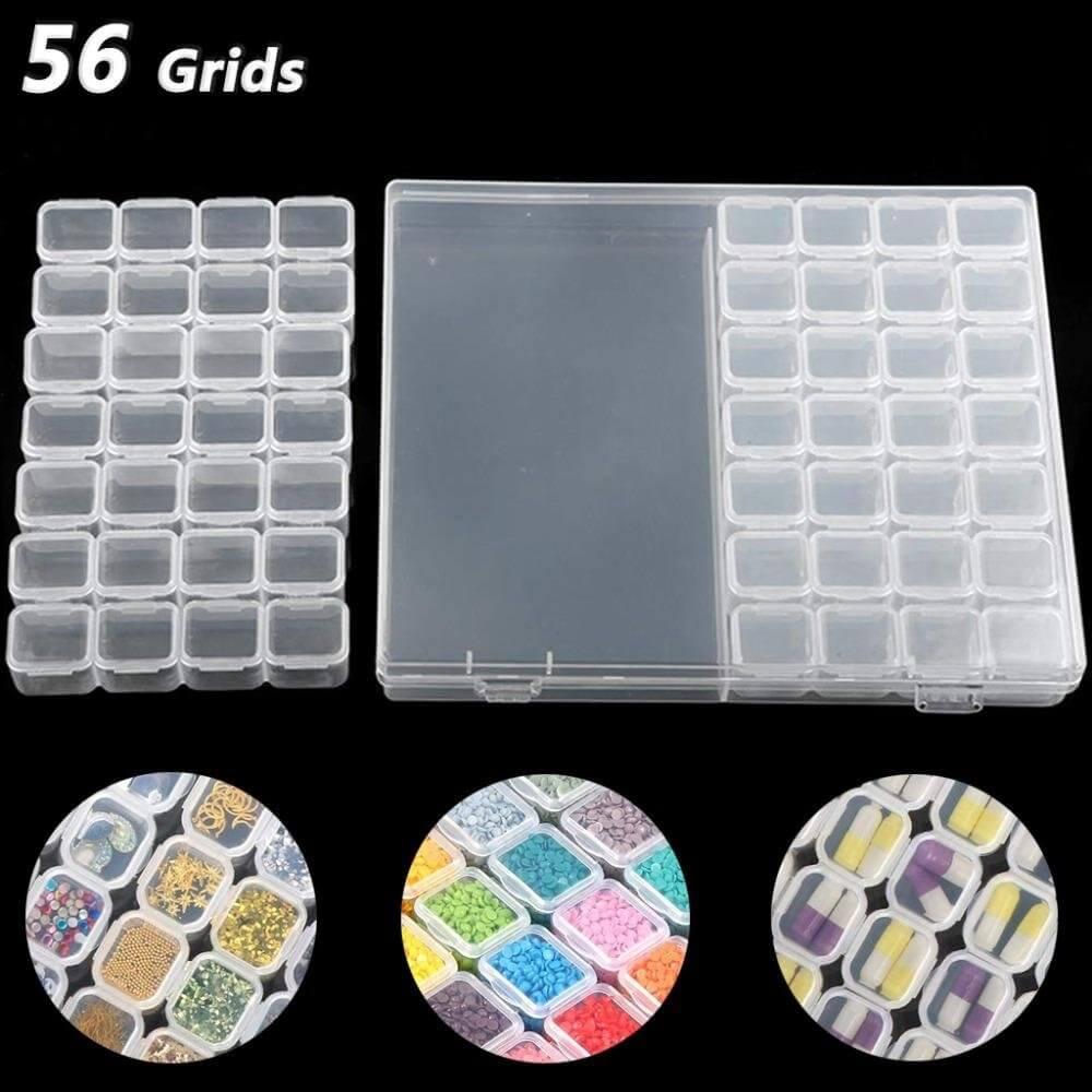 Free 56-slot Break-apart Diamond Storage Box - MyCraftsGfit - Free 5D Diamond Painting