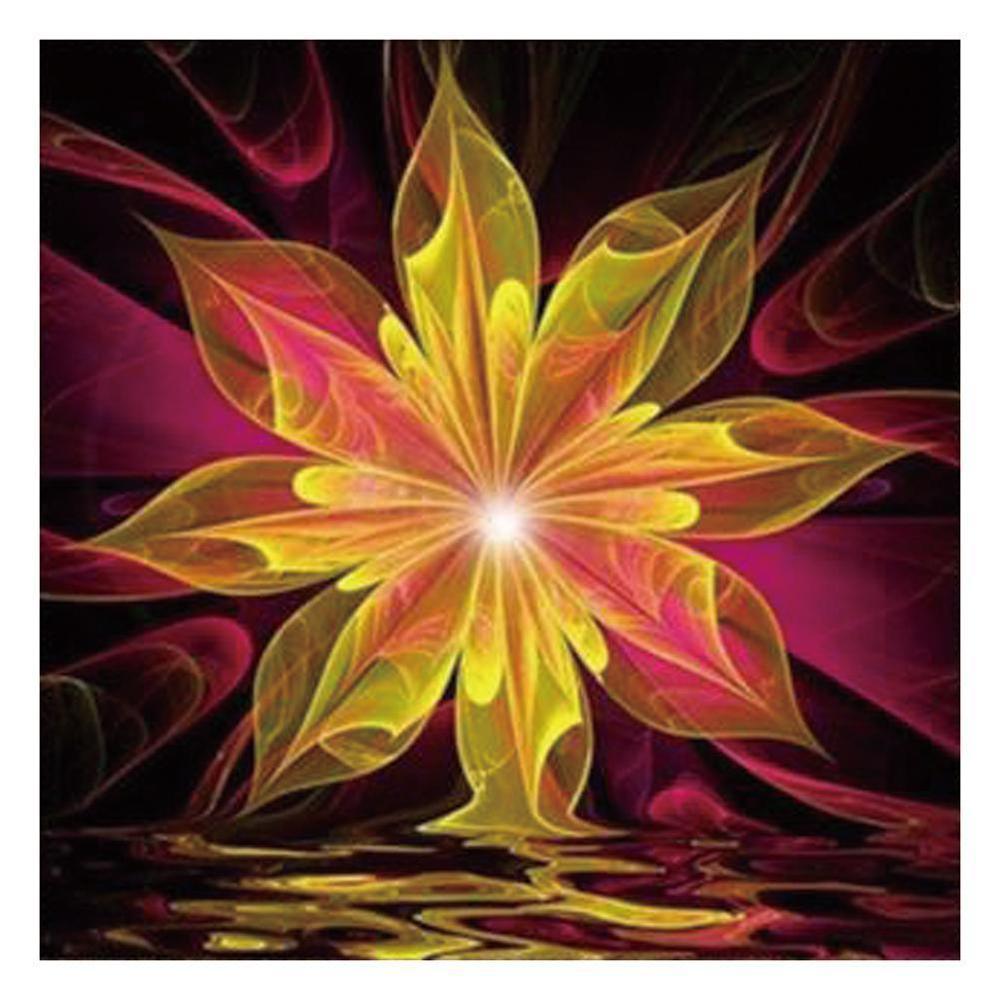 Free Abstract Flower - MyCraftsGfit - Free 5D Diamond Painting