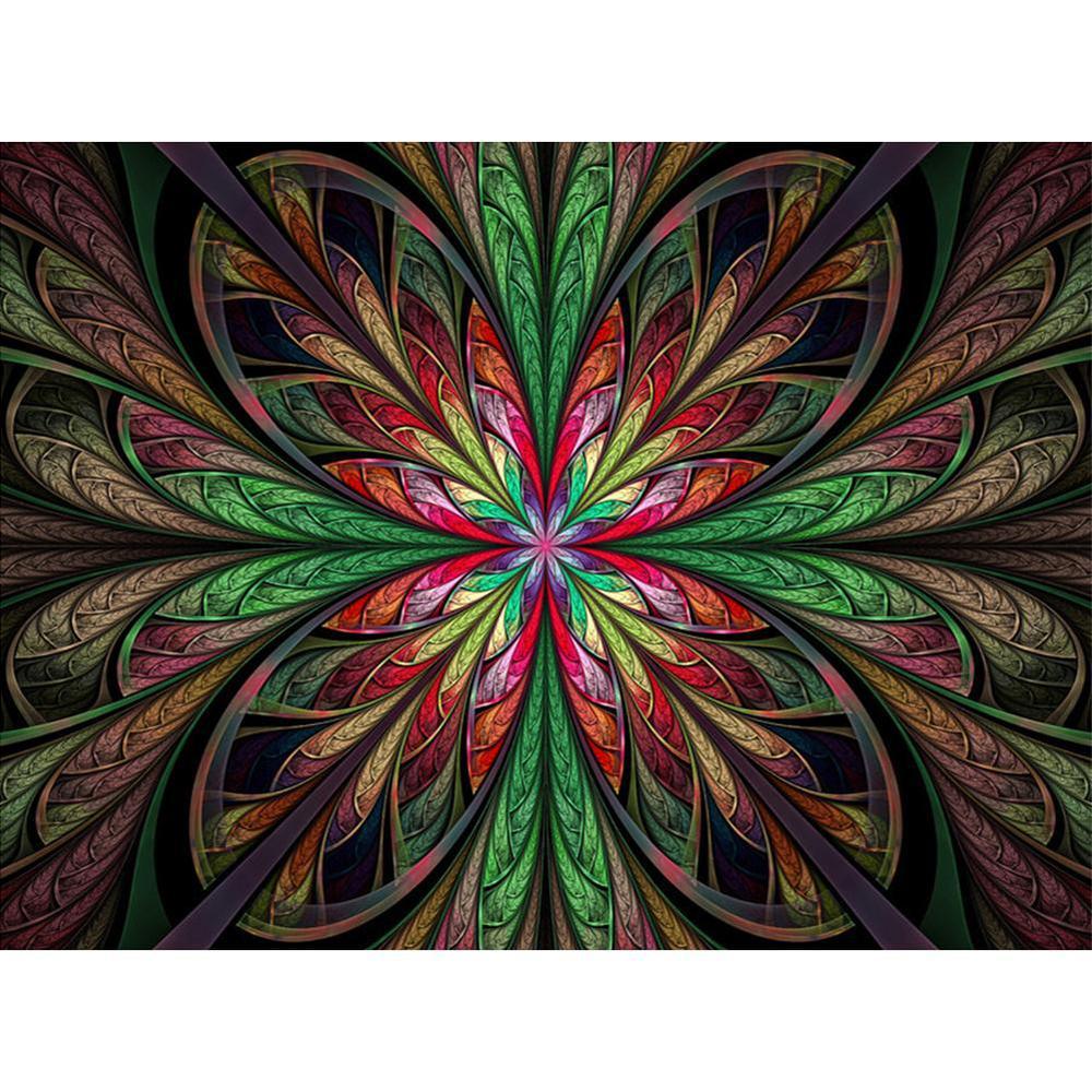 Free Abstract Flower - MyCraftsGfit - Free 5D Diamond Painting