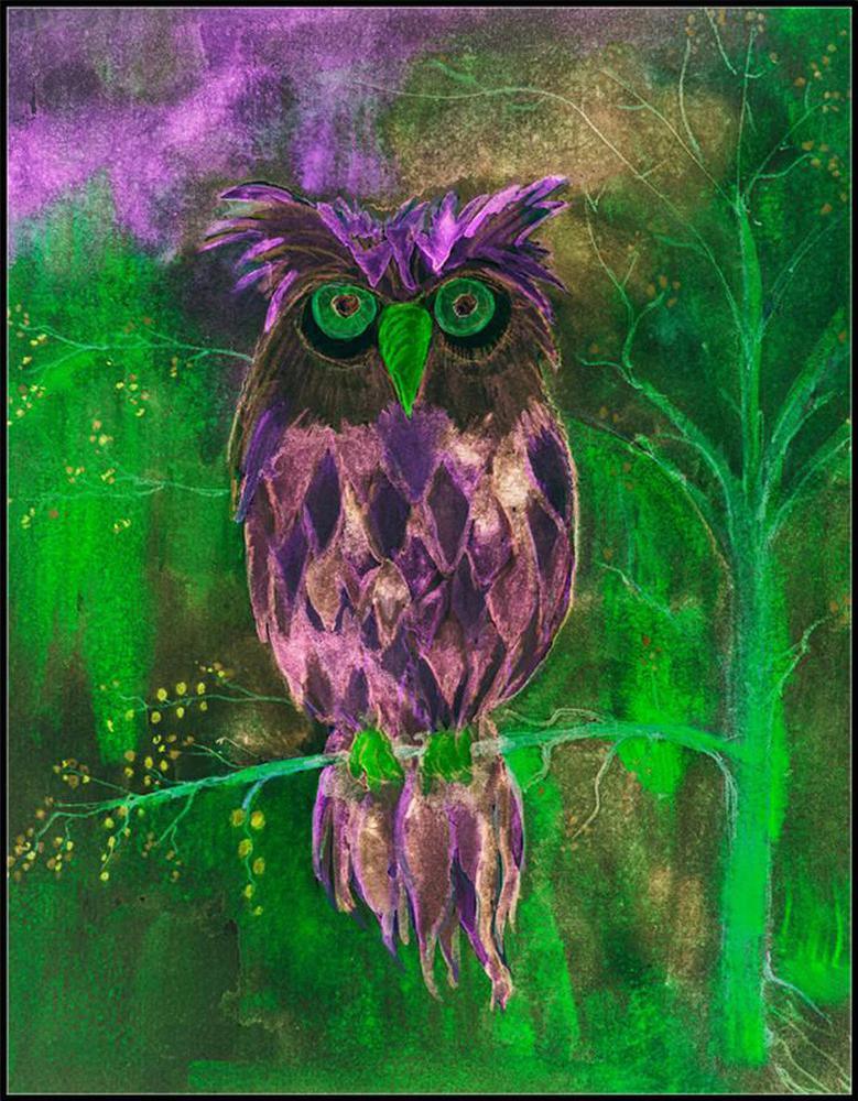 Free Abstract Owl - MyCraftsGfit - Free 5D Diamond Painting