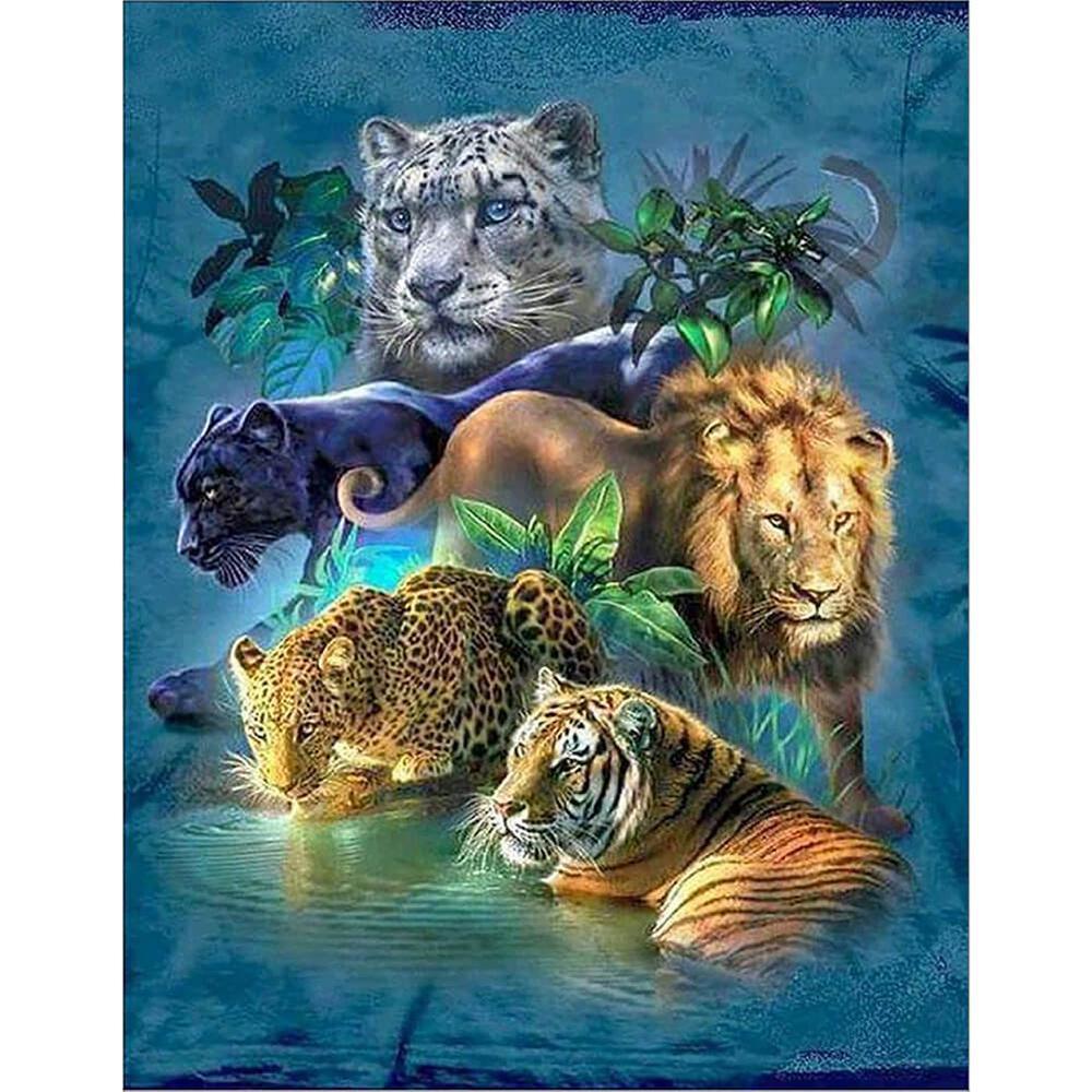 Free Animal World - MyCraftsGfit - Free 5D Diamond Painting