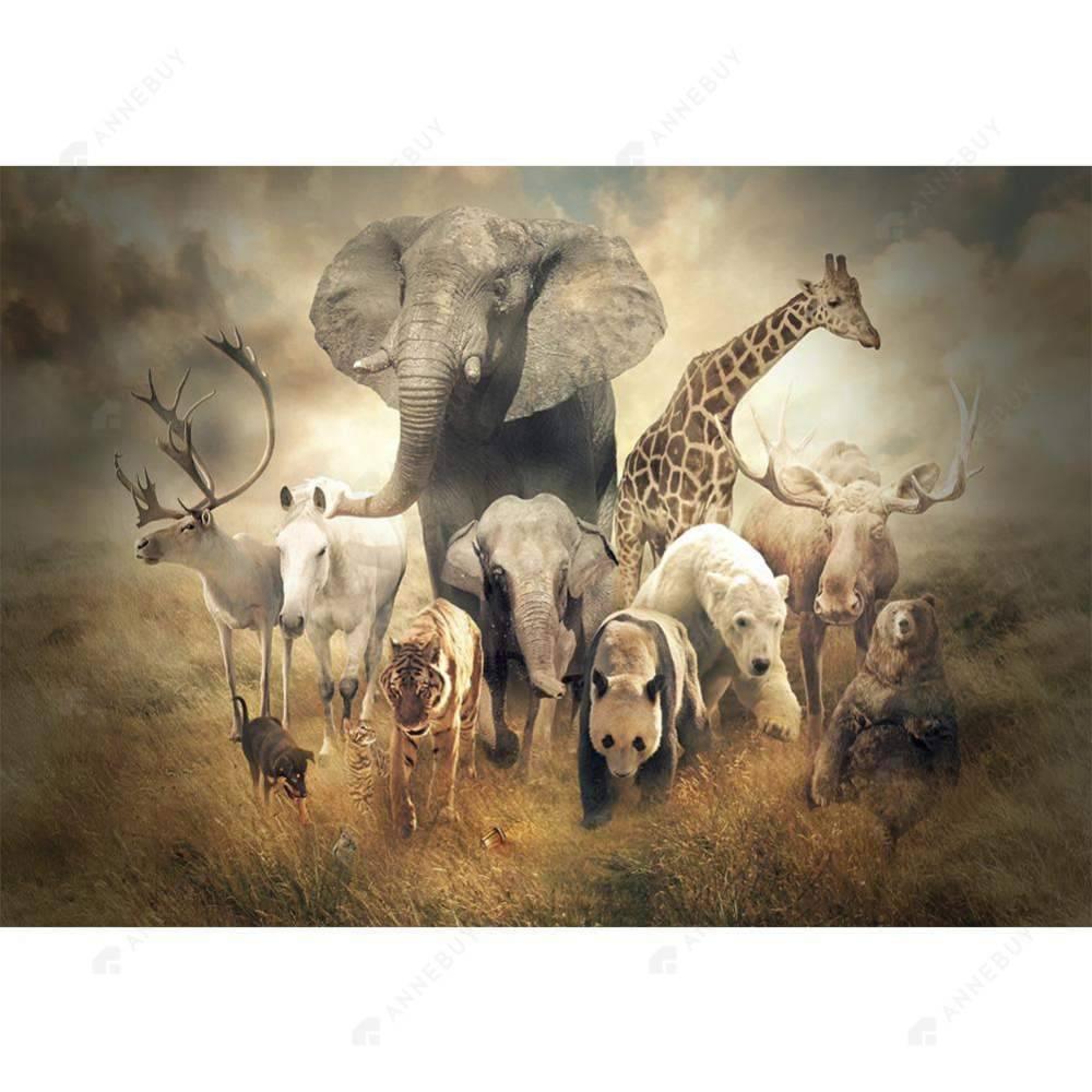 Free Animals World - MyCraftsGfit - Free 5D Diamond Painting