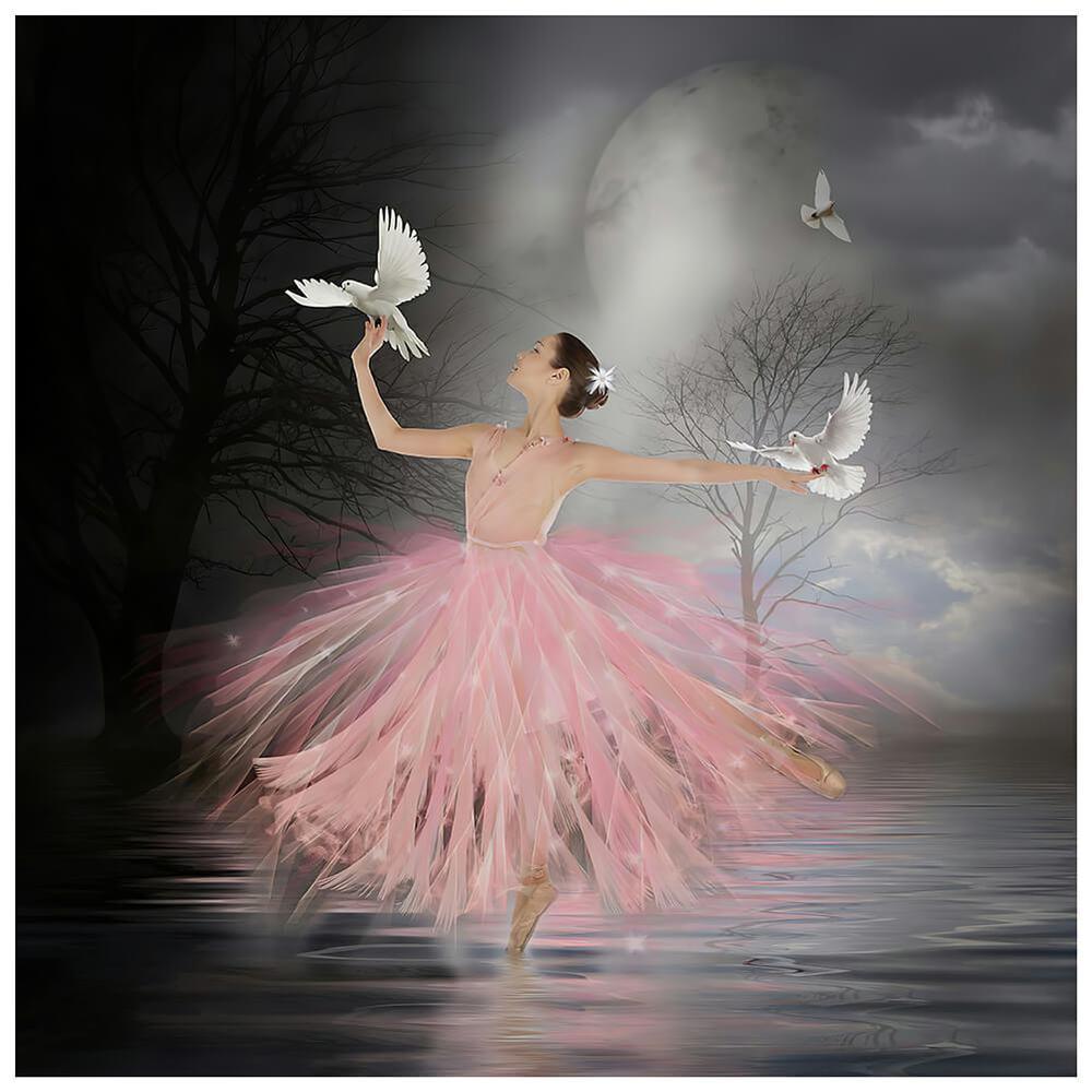 Free Ballet Girl - MyCraftsGfit - Free 5D Diamond Painting