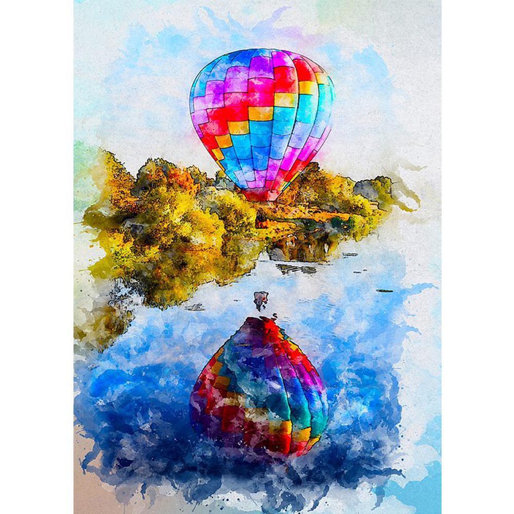 Free Balloon Landscape - MyCraftsGfit - Free 5D Diamond Painting