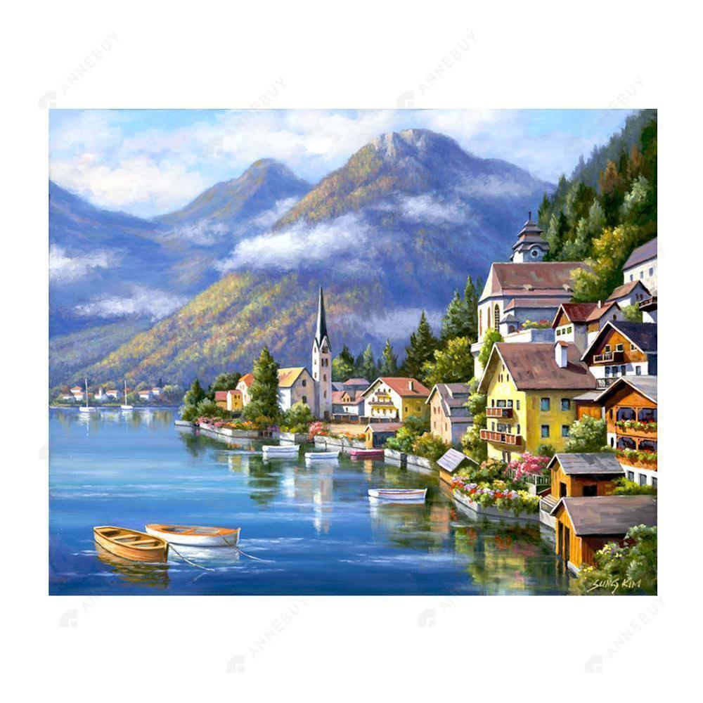 Free Beautiful Country - MyCraftsGfit - Free 5D Diamond Painting