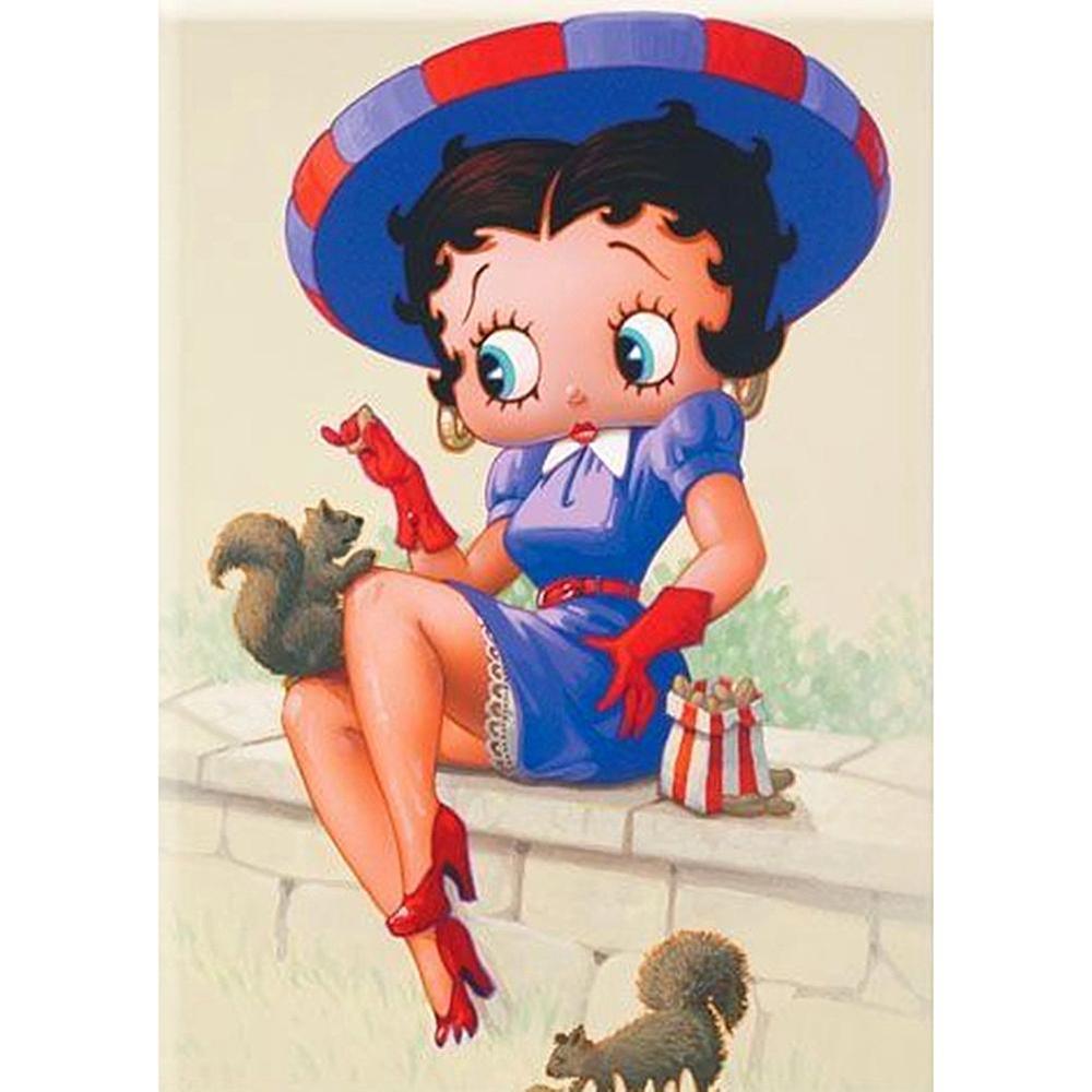 Free Betty Boop - MyCraftsGfit - Free 5D Diamond Painting