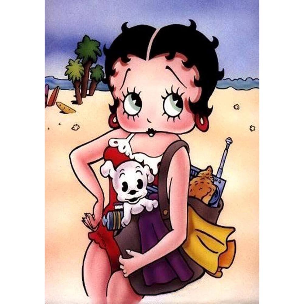 Free Betty Boop - MyCraftsGfit - Free 5D Diamond Painting