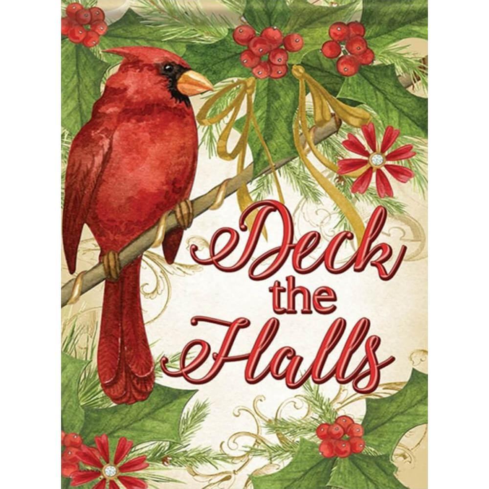 Free Bird Letter "DECR THE HALLS" - MyCraftsGfit - Free 5D Diamond Painting