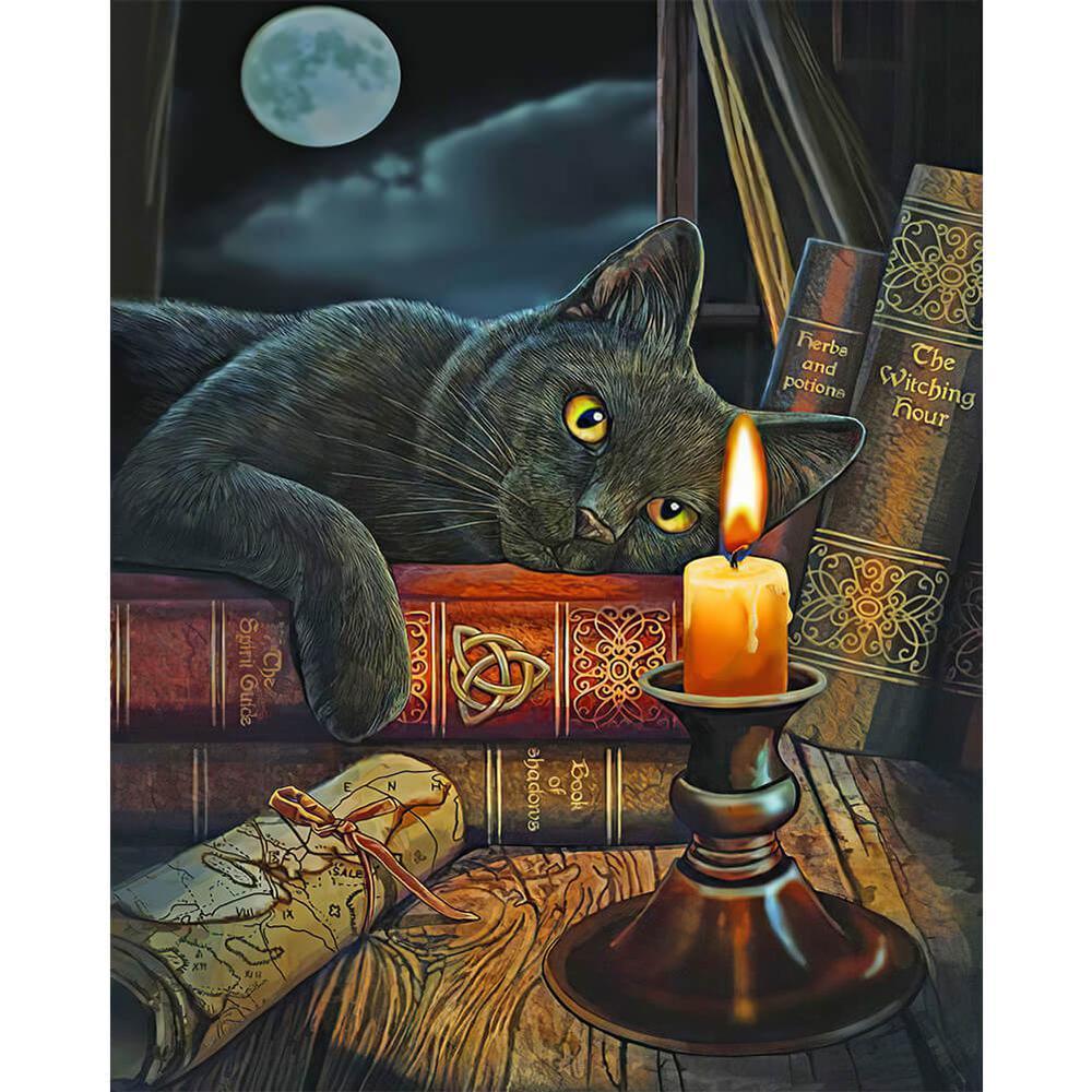 Free Black cat - MyCraftsGfit - Free 5D Diamond Painting