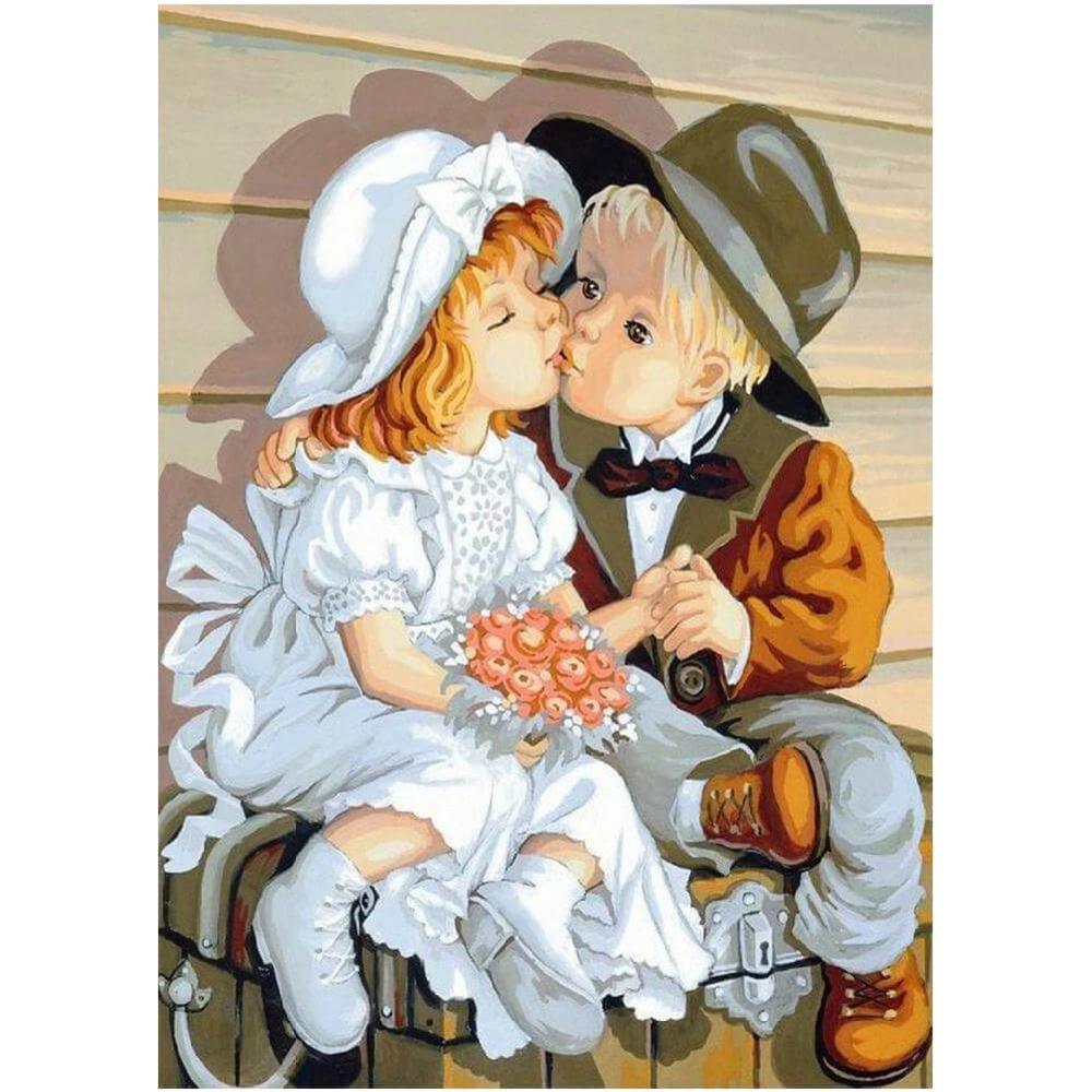 Free Boy and Girl - MyCraftsGfit - Free 5D Diamond Painting