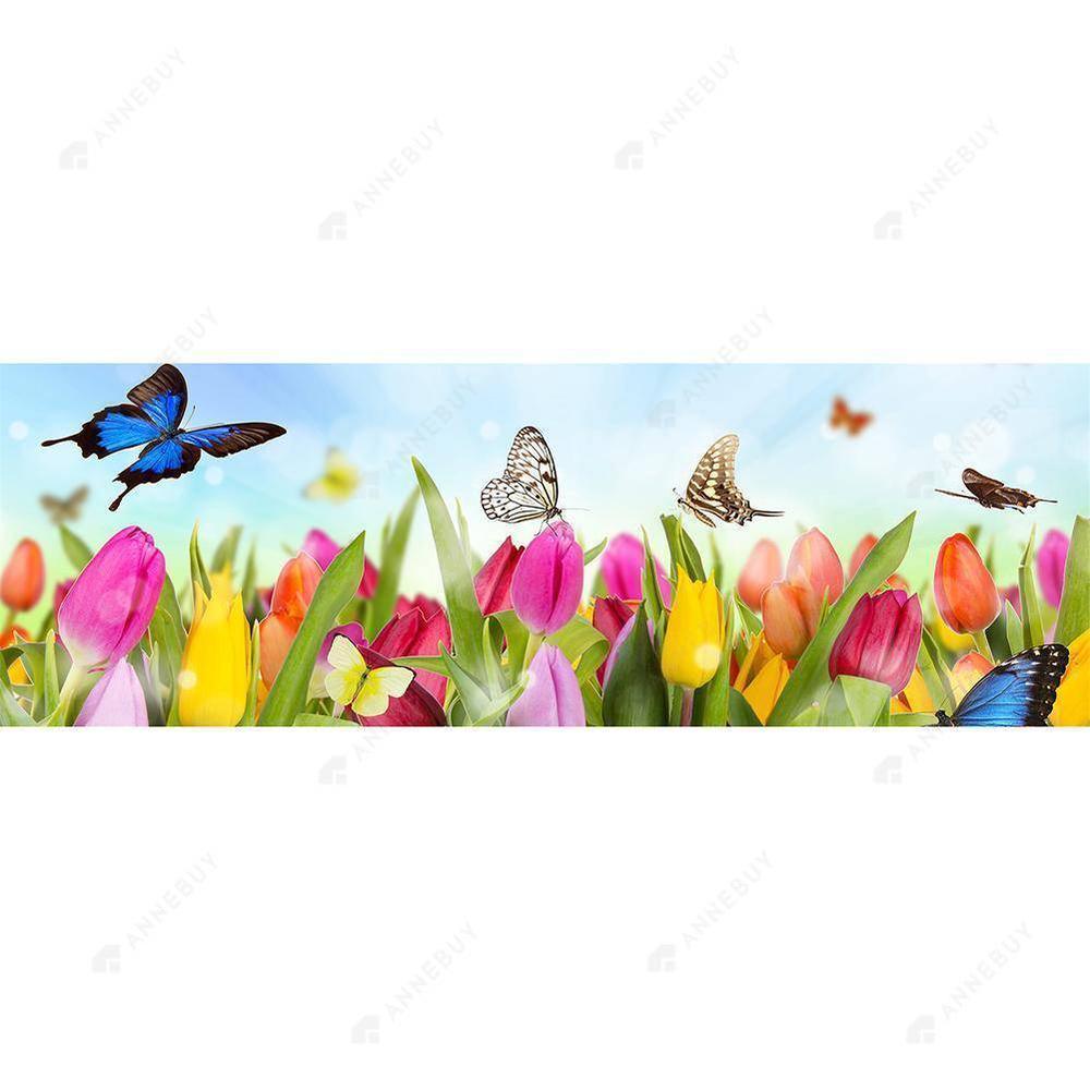 Free Butterfly Flower - MyCraftsGfit - Free 5D Diamond Painting