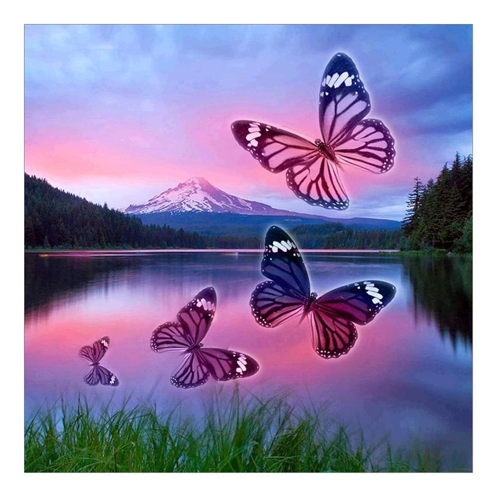 Free Butterfly - MyCraftsGfit - Free 5D Diamond Painting