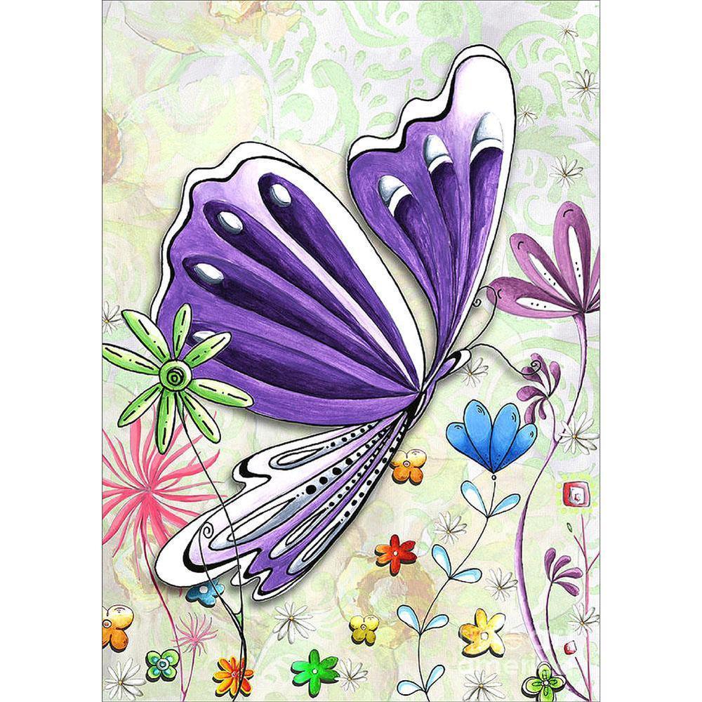 Free Butterfly - MyCraftsGfit - Free 5D Diamond Painting