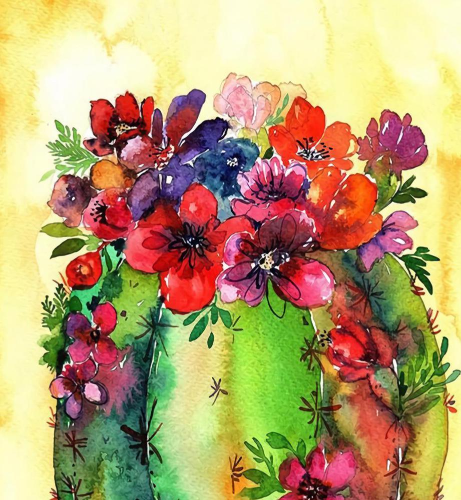 Free Cactus - MyCraftsGfit - Free 5D Diamond Painting