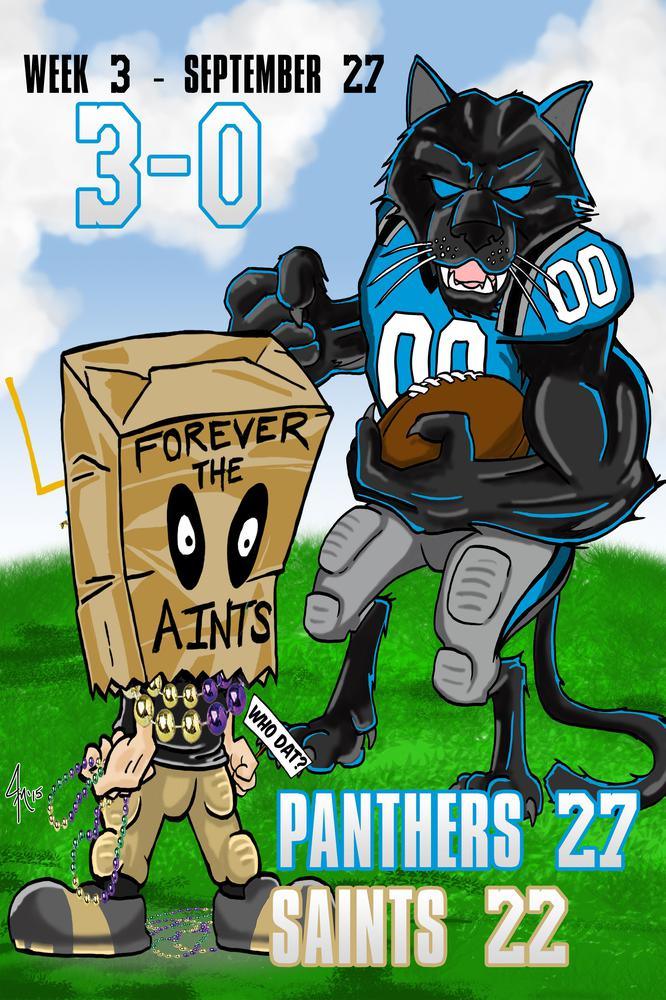 Free Carolina Panthers - MyCraftsGfit - Free 5D Diamond Painting