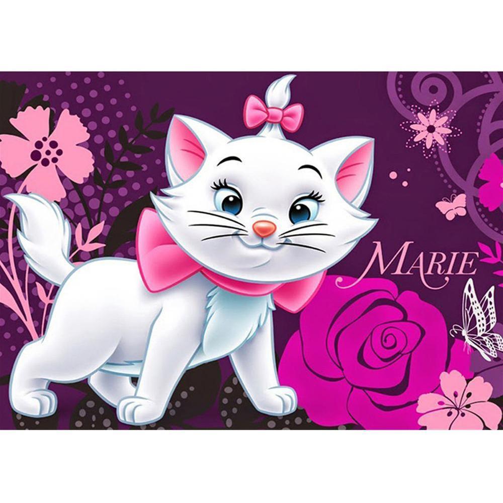 Free Cartoon Cat - MyCraftsGfit - Free 5D Diamond Painting