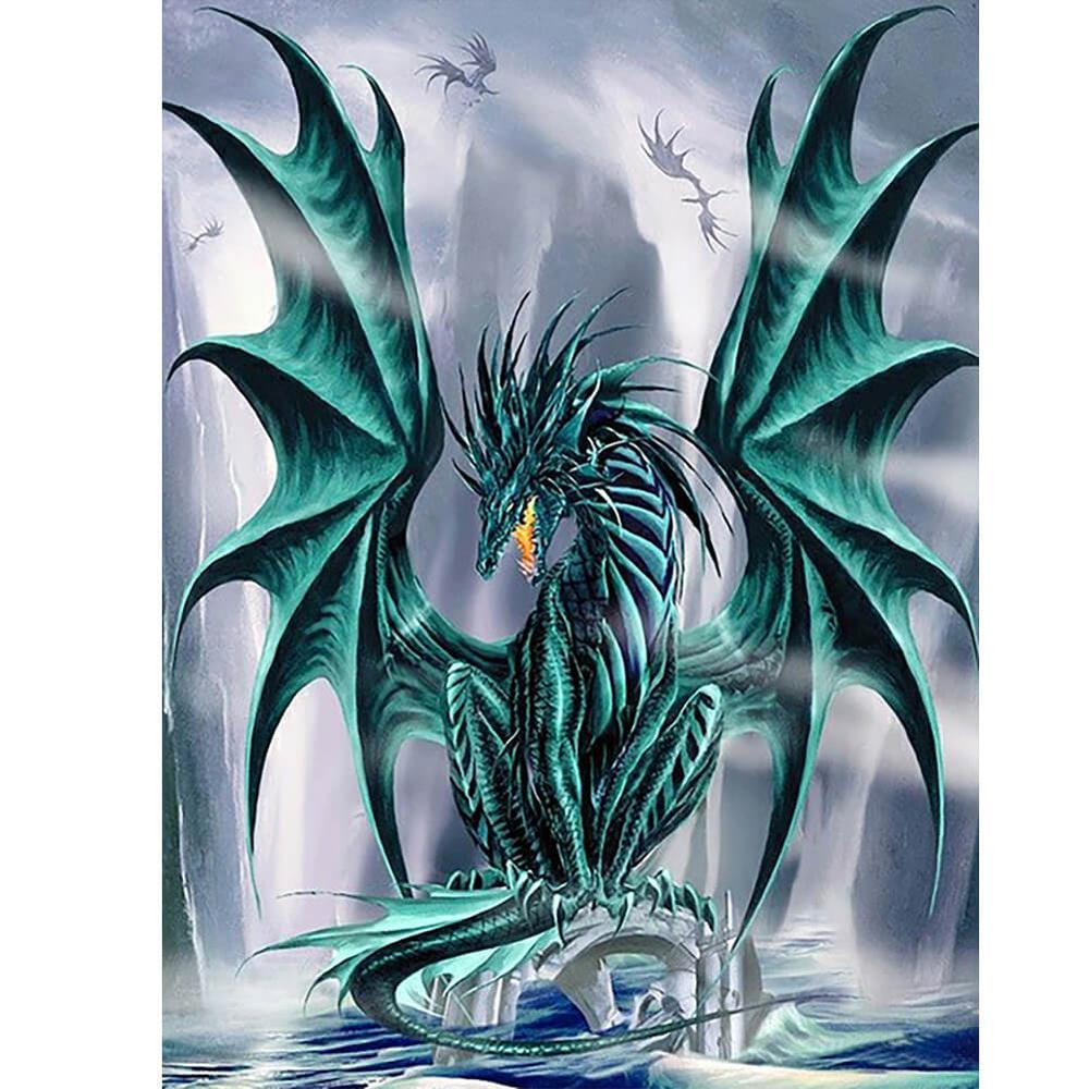 Free Cartoon Dragon - MyCraftsGfit - Free 5D Diamond Painting