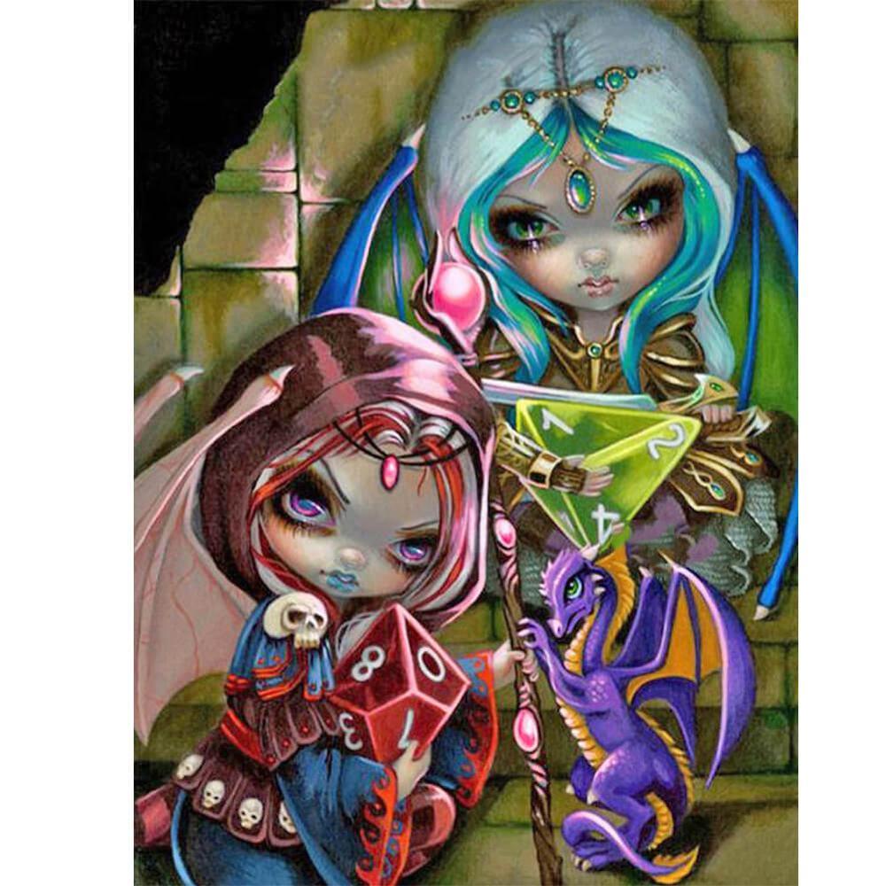 Free Cartoon Elf - MyCraftsGfit - Free 5D Diamond Painting