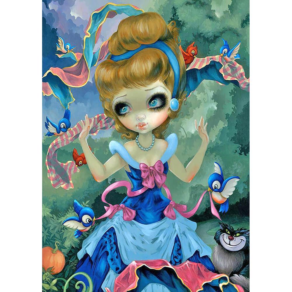 Free Cartoon Girl Doll - MyCraftsGfit - Free 5D Diamond Painting