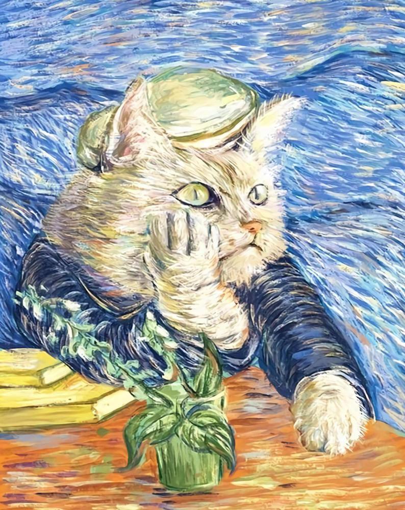 Free Cat - MyCraftsGfit - Free 5D Diamond Painting