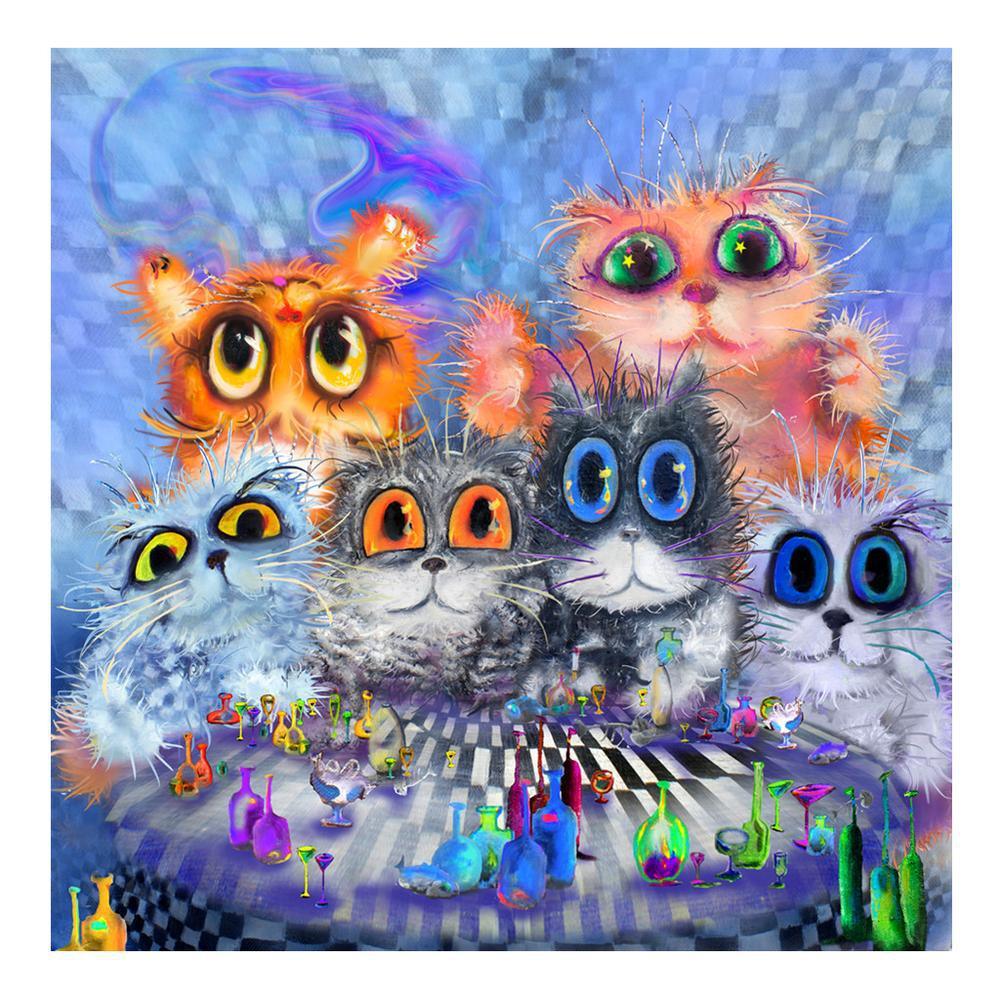 Free Cat - MyCraftsGfit - Free 5D Diamond Painting