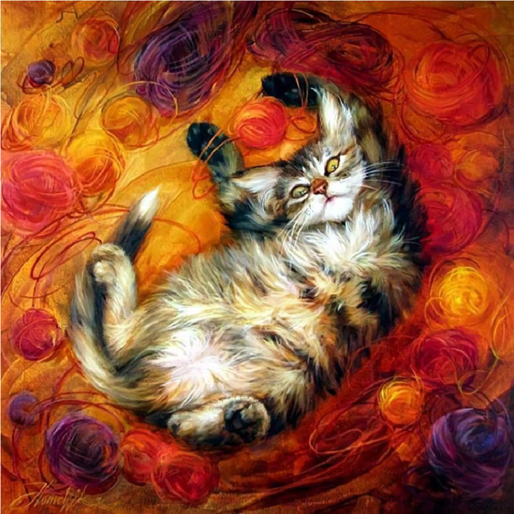 Free Cat - MyCraftsGfit - Free 5D Diamond Painting