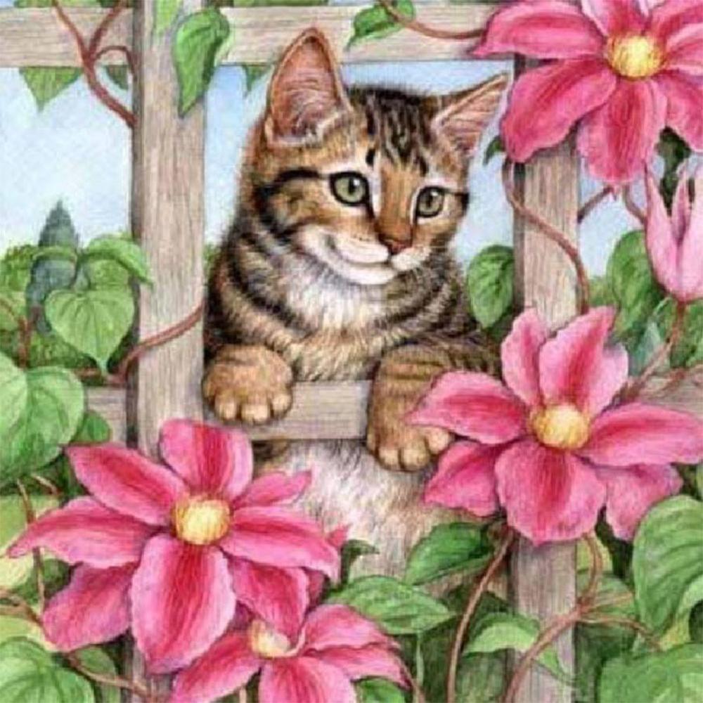 Free Cat - MyCraftsGfit - Free 5D Diamond Painting