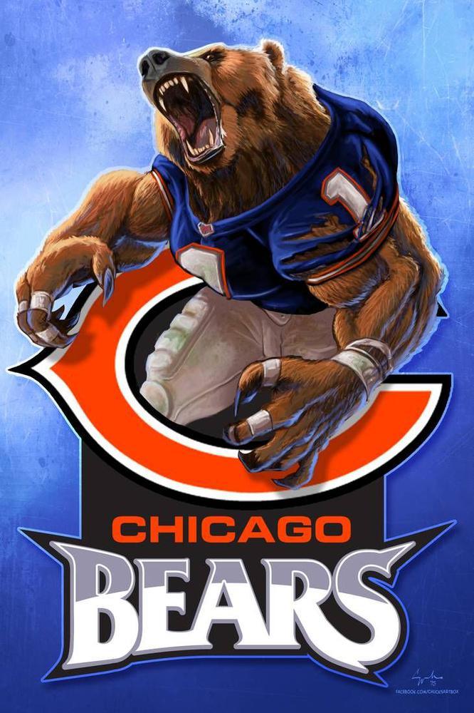 Free Chicago Bears - MyCraftsGfit - Free 5D Diamond Painting