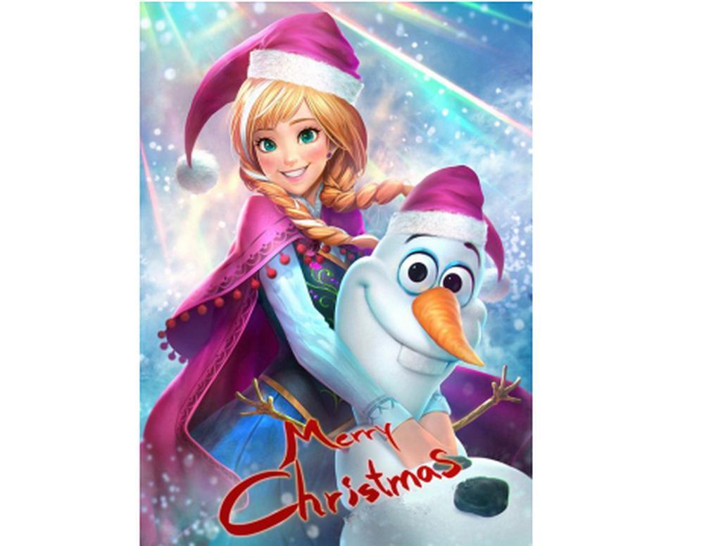 Free Christmas Frozen - MyCraftsGfit - Free 5D Diamond Painting