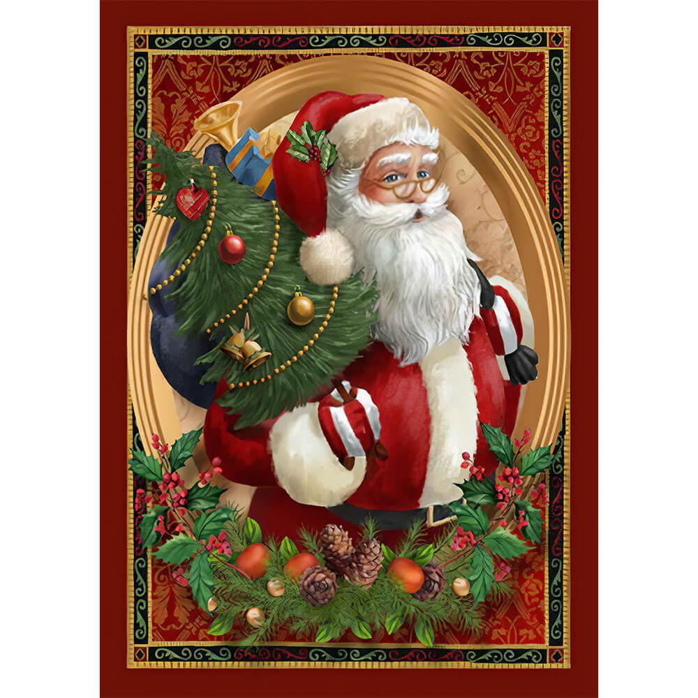 Free Christmas Santa - MyCraftsGfit - Free 5D Diamond Painting