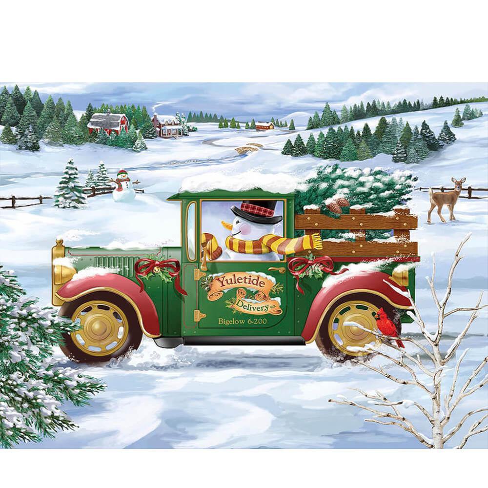 Free Christmas Scenery - MyCraftsGfit - Free 5D Diamond Painting