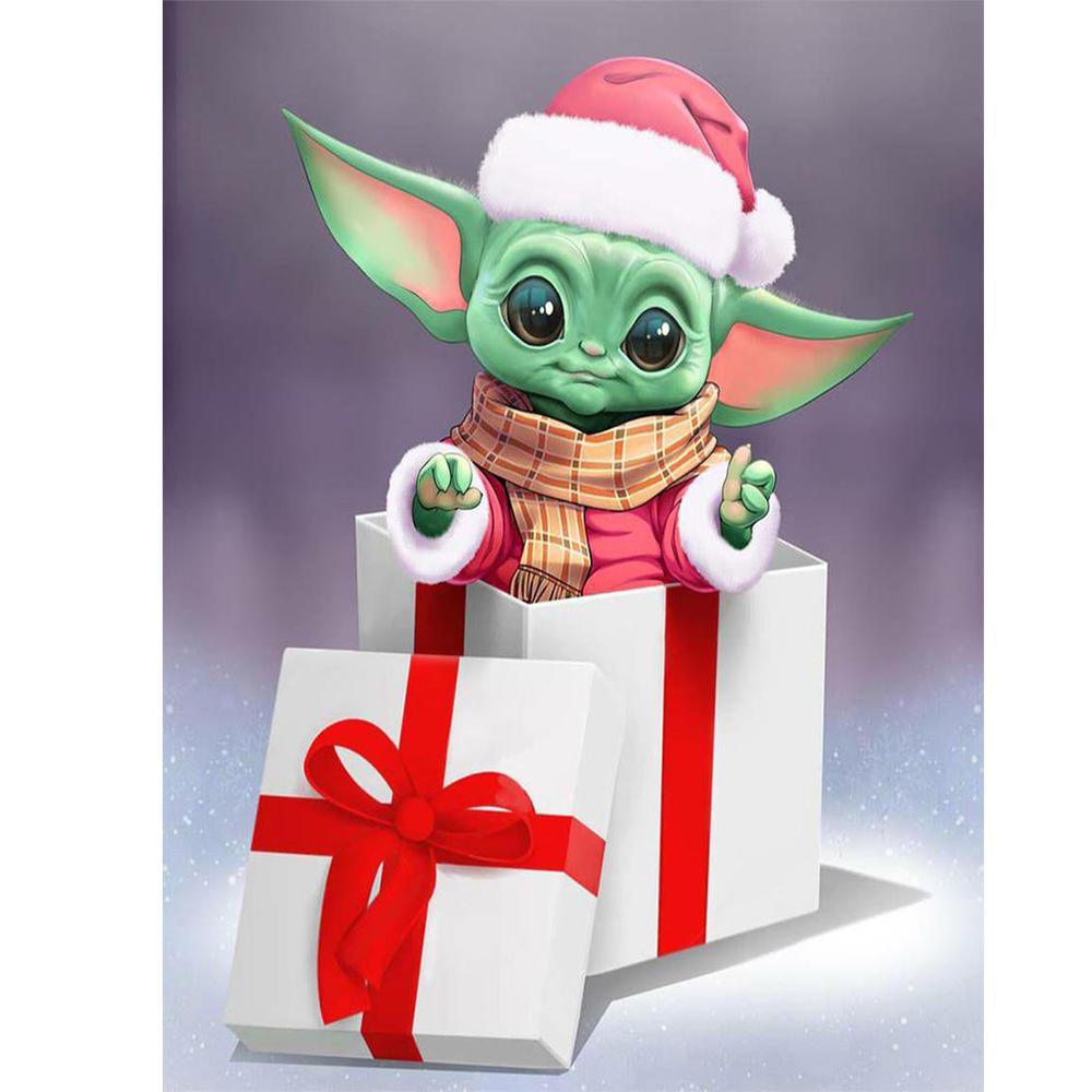 Free Christmas Yoda - MyCraftsGfit - Free 5D Diamond Painting