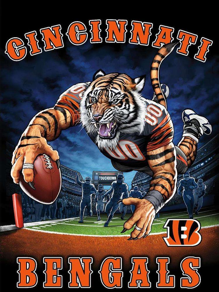 Free Cincinnati Bengals - MyCraftsGfit - Free 5D Diamond Painting