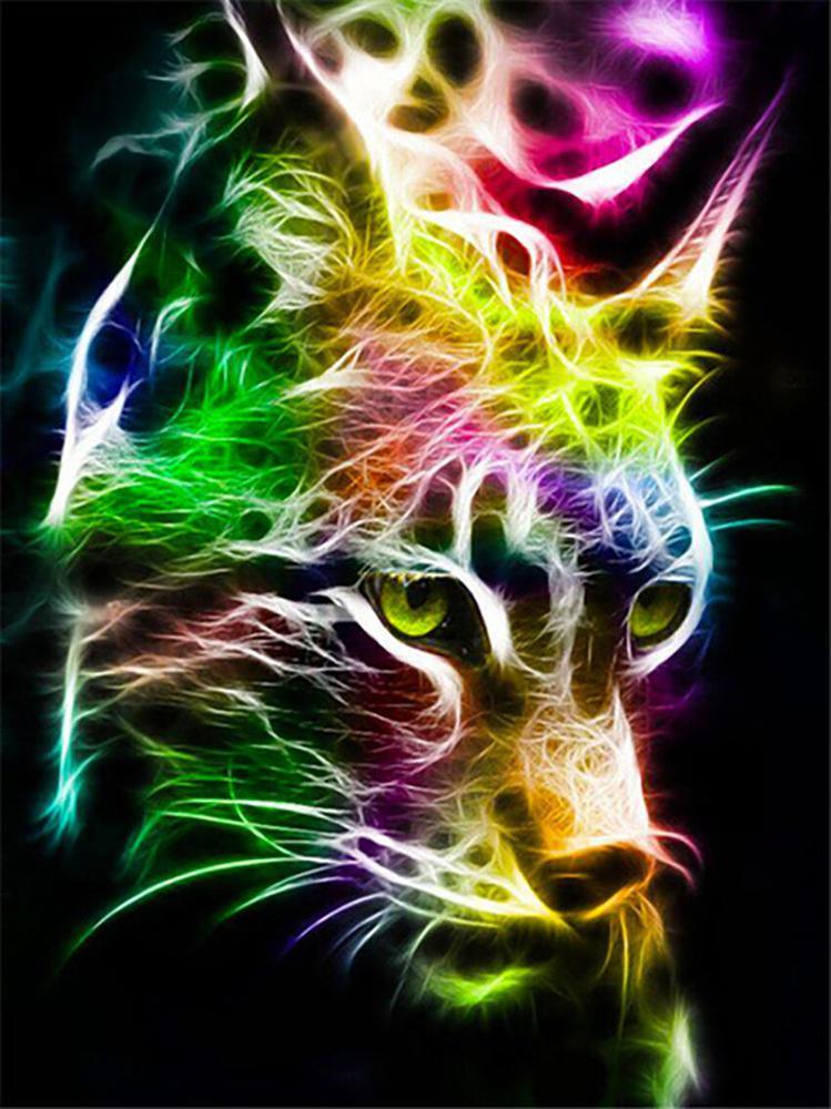 Free Colorful Tiger - MyCraftsGfit - Free 5D Diamond Painting