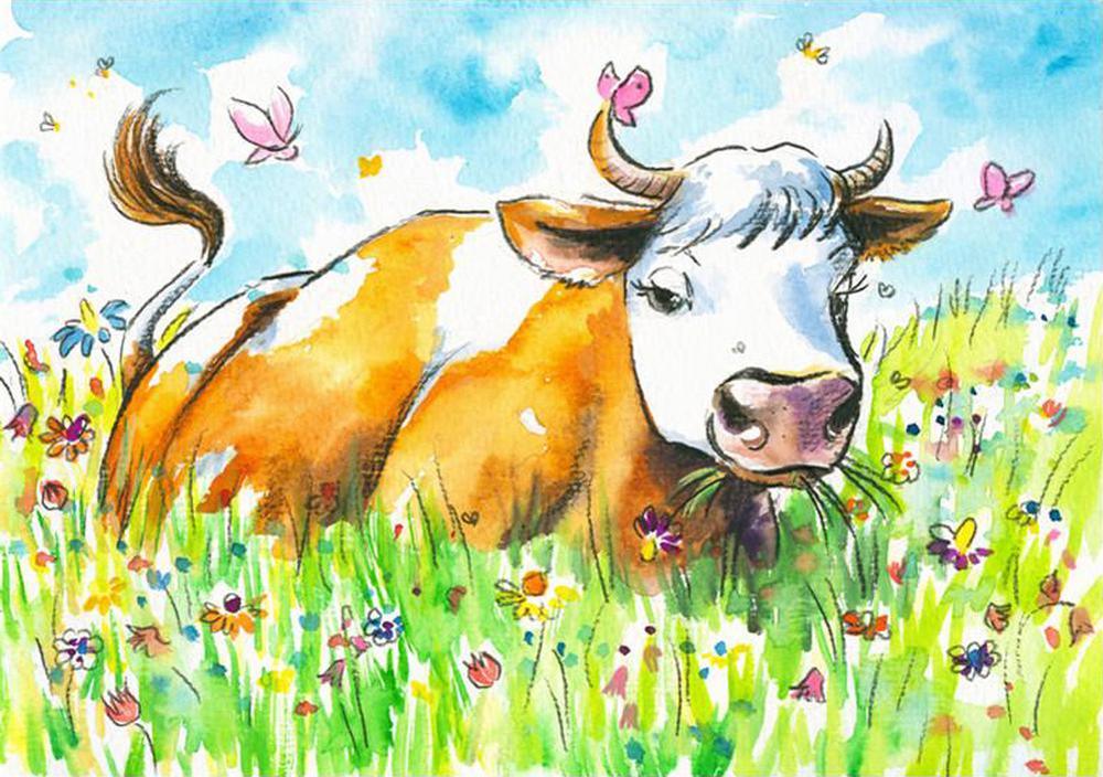 Free Cow - MyCraftsGfit - Free 5D Diamond Painting