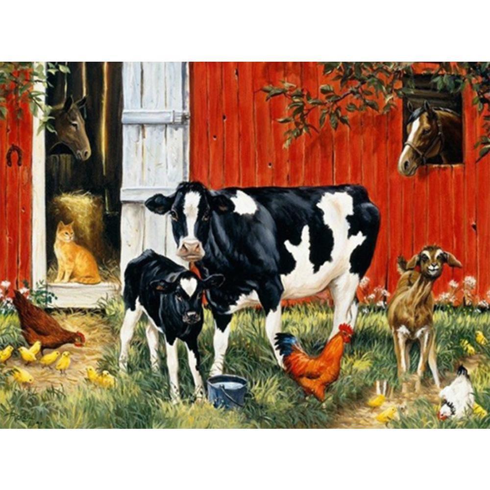 Free Cow - MyCraftsGfit - Free 5D Diamond Painting