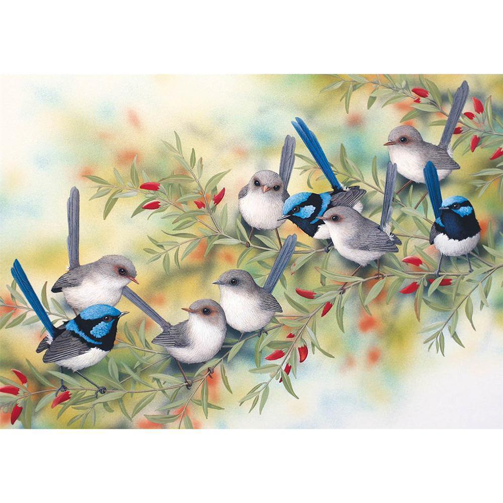 Free Cute Birds - MyCraftsGfit - Free 5D Diamond Painting