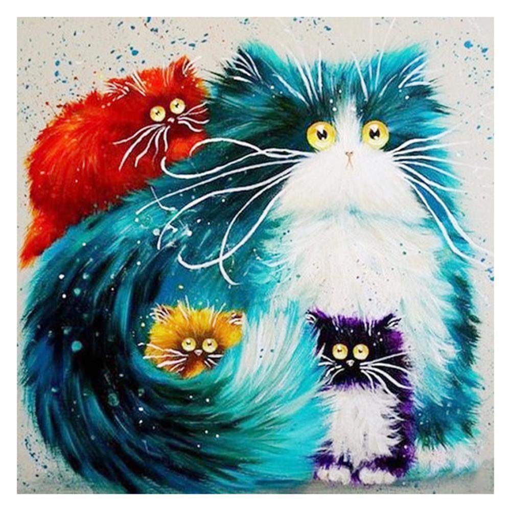 Free Cute Cat - MyCraftsGfit - Free 5D Diamond Painting