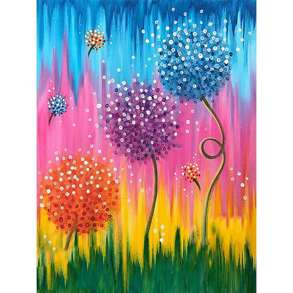 Free Dandelion - MyCraftsGfit - Free 5D Diamond Painting