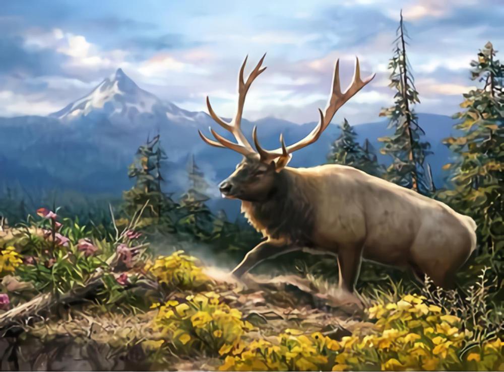 Free Deer - MyCraftsGfit - Free 5D Diamond Painting