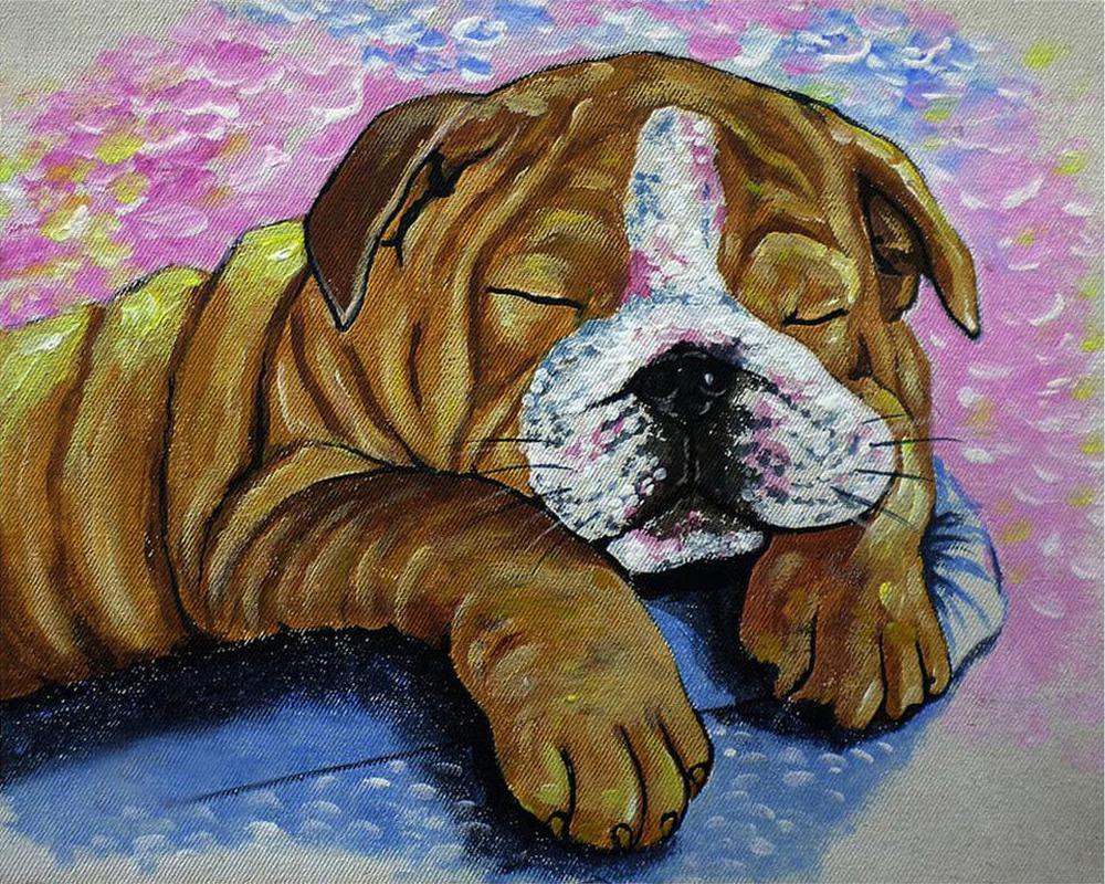 Free Dog - MyCraftsGfit - Free 5D Diamond Painting