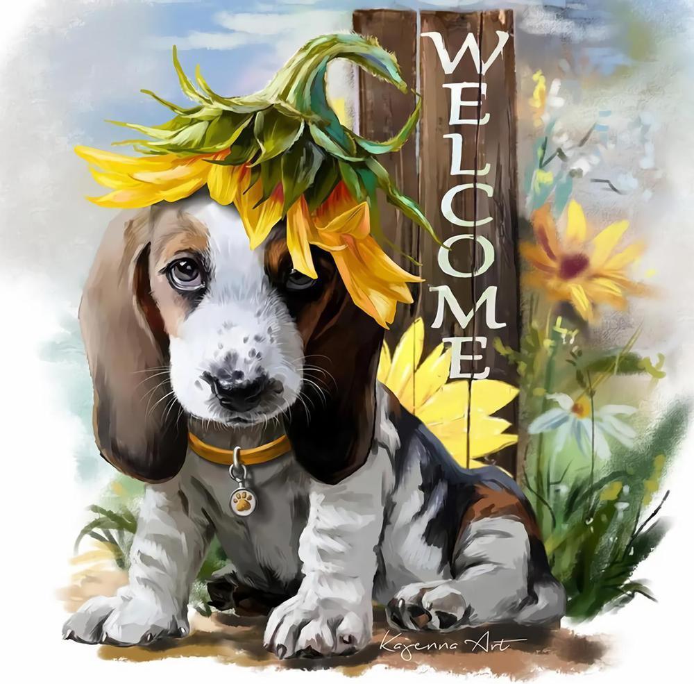 Free Dog - MyCraftsGfit - Free 5D Diamond Painting