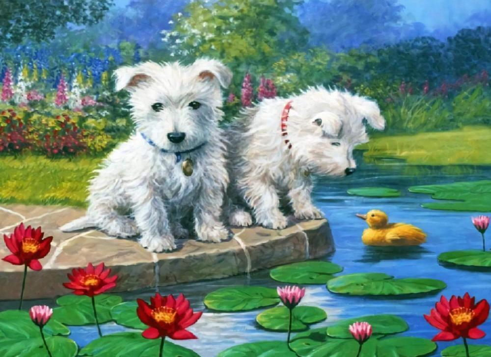 Free Dog - MyCraftsGfit - Free 5D Diamond Painting