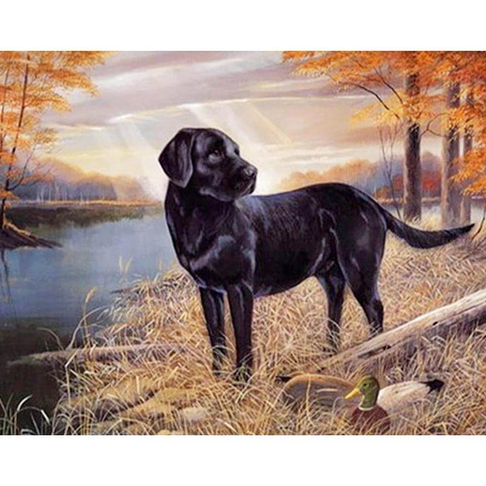 Free Dog - MyCraftsGfit - Free 5D Diamond Painting