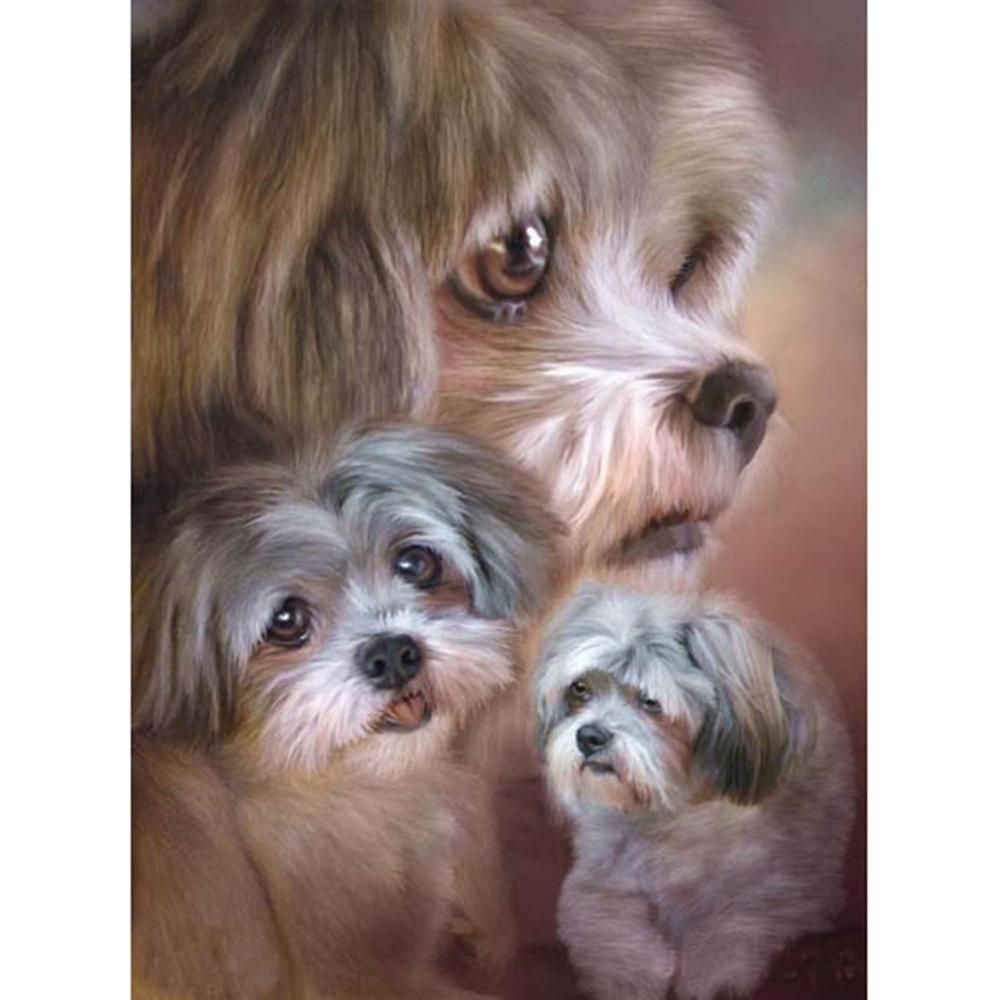 Free Dogs - MyCraftsGfit - Free 5D Diamond Painting