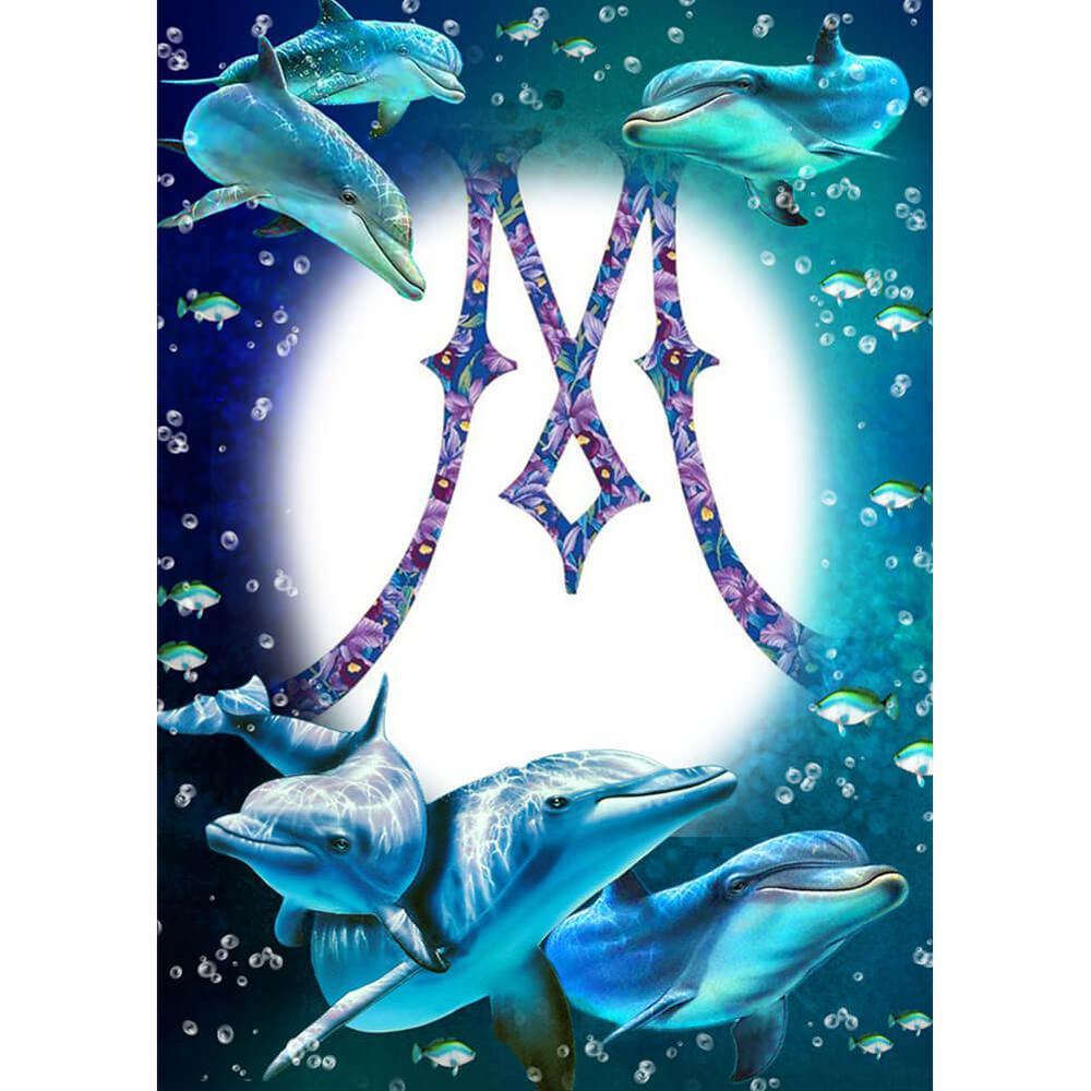 Free Dolphin - MyCraftsGfit - Free 5D Diamond Painting