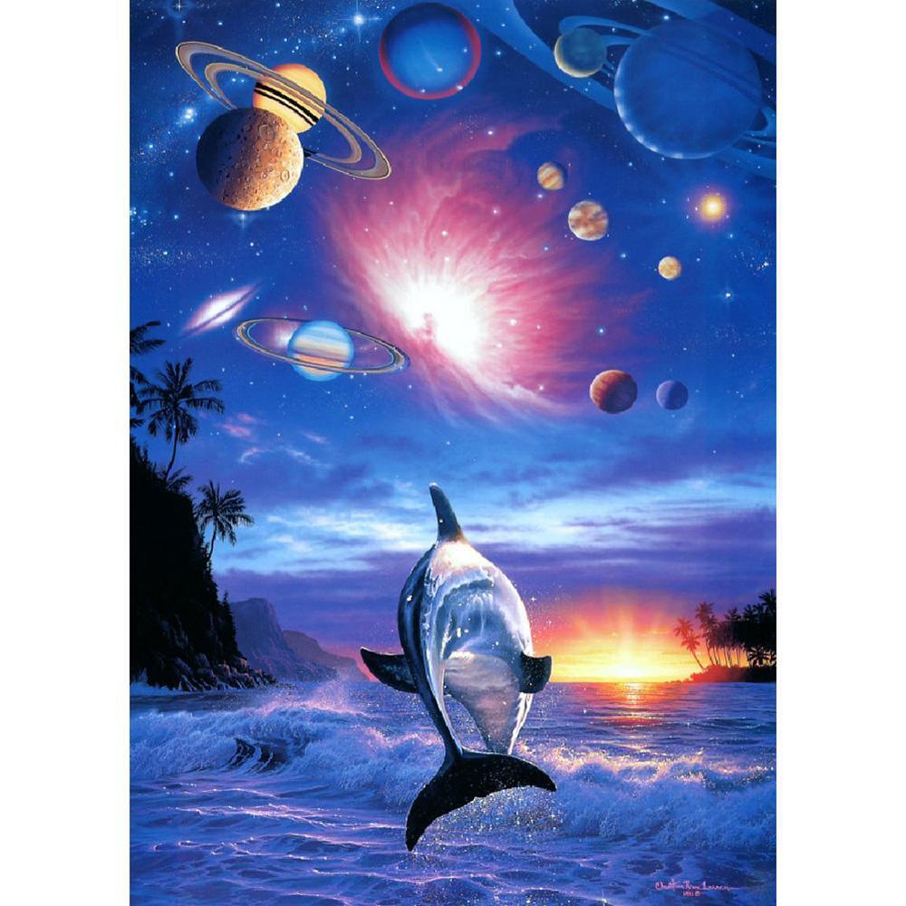 Free Dolphin - MyCraftsGfit - Free 5D Diamond Painting