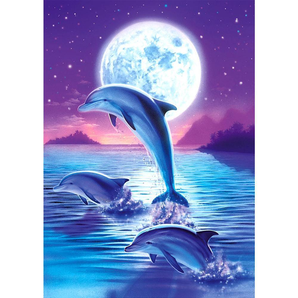 Free Dolphin - MyCraftsGfit - Free 5D Diamond Painting