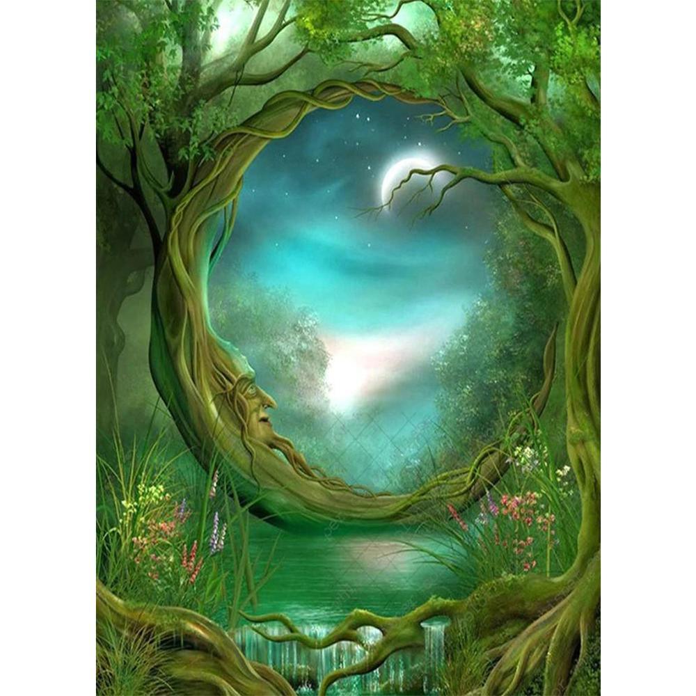 Free Dream And Moon - MyCraftsGfit - Free 5D Diamond Painting